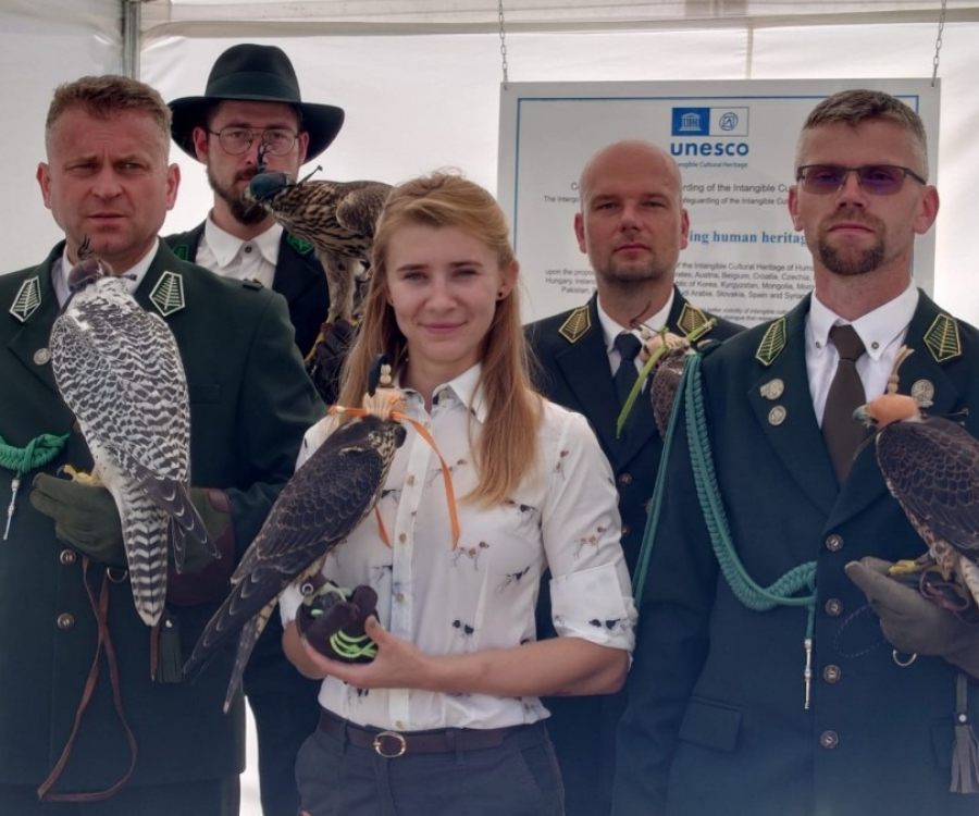 Członkowie Klubu na Hubertusie Ogólnopolskim w Krakowie